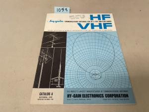Hy-Gain Communications Antennas Catalog A 1968 HF VHF Amateur Radio Bands