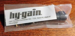 Hy-Gain MFJ Gold-Tip Plug / Connector 870597 New Style Ham-IV, T2X Tailtwister