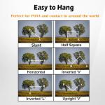 JYR8010-150W End Fed Half Wave Antenna for Ham Radio 8 Band 10m 12m 15m 17m 20m 30m 40m 80m Long Wire Antenna, 1:64 Balun No Tuning Great for POTA/SOTA