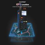 BAOFENG BF-5RH PRO GPS 10Ｗ Ham Handheld Radio, Multi-Band Long Range Two-Way Radio with 18.89'' Tactical Antenna, Aviation/VHF/UHF/ 1.25m Scanner, NOAA APRS 5RM Walkie Talkies Type-C Charging,2 Pack