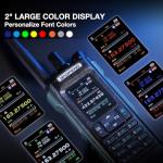 BAOFENG DM-32UV 10W DMR Radio with GPS & Digital APRS, Tier II Dual Band Ham Handheld Radio with UHF VHF Aviation FM Receiver, NOAA Alert, 4000 Channels, USB-C Rechargeable, Extra Case Holder