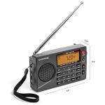 C. Crane CC Skywave SSB 2 AM, FM, Shortwave, NOAA Weather + Alert, Scannable VHF Aviation Band and Single Side Bands Small Battery Operated Portable Travel Radio Includes SW Wire Antenna Adapter