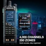 BAOFENG DM-32UV 10W DMR Radio with GPS & Digital APRS, Tier II Dual Band Ham Handheld Radio with UHF VHF Aviation FM Receiver, NOAA Alert, 4000 Channels, USB-C Rechargeable, Extra Case Holder