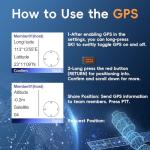 BAOFENG BF-5RH PRO GPS 10Ｗ Ham Handheld Radio, Multi-Band Long Range Two-Way Radio with 18.89'' Tactical Antenna, Aviation/VHF/UHF/ 1.25m Scanner, NOAA APRS 5RM Walkie Talkies Type-C Charging,2 Pack