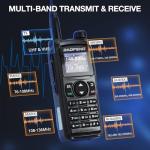 BAOFENG UV-28 Plus Ham Radio Handheld with GPS & APP Programming, 10W Long Range Dual Band Two Way Radio, FM Aviation NOAA Receiver, Frequency Copy, 1000CHs 【Dual 2200mAh Batteries+Speaker Mic】