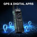 BAOFENG DM-32UV 10W DMR Radio with GPS & Digital APRS, Tier II Dual Band Ham Handheld Radio with UHF VHF Aviation FM Receiver, NOAA Alert, 4000 Channels, USB-C Rechargeable, Extra Case Holder