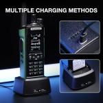 BAOFENG DM-32UV 10W DMR Radio with GPS & Digital APRS, Tier II Dual Band Ham Handheld Radio with UHF VHF Aviation FM Receiver, NOAA Alert, 4000 Channels, USB-C Rechargeable, Extra Case Holder