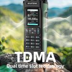 BAOFENG UV32 Amateur Walkie Talkie USB Type C Aviation Radio GPS Bluetooth APP