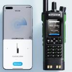 BAOFENG UV32 Amateur Walkie Talkie USB Type C Aviation Radio GPS Bluetooth APP