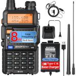 Baofeng M-5R 8W Multi Band Ham Radio Walkie Talkie VHF UHF AM FM Aviation Band