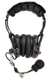 AVCOMM 2 Way Radio Headset PTT,Mini XLR 5-Pin - Aviation, Motorola, Kenwood, HAM