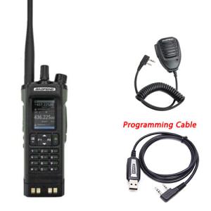 BAOFENG UV32 Amateur Walkie Talkie Aviation Radio GPS Bluetooth APP+Mic+Cable US