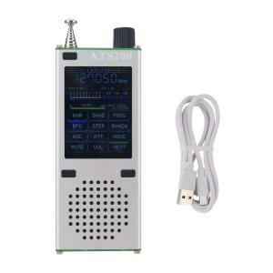 Upgraded ATS200 Full Band Radio Receiver Aviation Band Radio SSB LSB FM AM AR