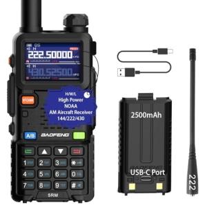 Baofeng 5RM 10W Multi-Band Ham Radio Walkie Talkie AM FM UHF VHF Aviation Air