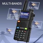Baofeng 5RM 10W Multi-Band Ham Radio Walkie Talkie AM FM UHF VHF Aviation Air