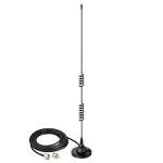 Bingfu Mobile Ham Radio Antenna Dual Band VHF UHF 136-174MHz 400-520MHz Magnetic Base PL259 Male Antenna for BTECH ICOM Midland Yaesu TYT AnyTone Amateur Mobile Ham Radio