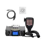 QYT KT-980PLUS 50W Dual Band Mobile Ham Radio - Car Two Way Radio with 4 Displays & Quad Standby with Repeater Capability, 200 Channels,Ham Radio Base Station for Off-Roading & Vehicle Driving