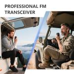 QYT KT-980PLUS 50W Dual Band Mobile Ham Radio - Car Two Way Radio with 4 Displays & Quad Standby with Repeater Capability, 200 Channels,Ham Radio Base Station for Off-Roading & Vehicle Driving