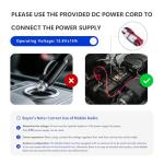 QYT KT-980PLUS 50W Dual Band Mobile Ham Radio - Car Two Way Radio with 4 Displays & Quad Standby with Repeater Capability, 200 Channels,Ham Radio Base Station for Off-Roading & Vehicle Driving