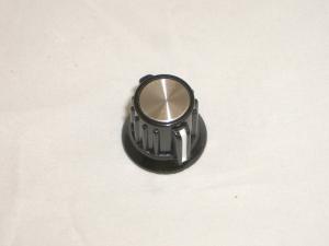 PHILMORE 3015 RADIO DIAL KNOB RIBBED BLACK FOR YAESU FT-620B FT-201 1PC