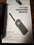 2-YAESU FT-23R 2m FM HT Transceivers with MANUALS!
