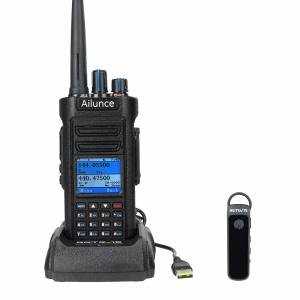 Ailunce HD2 IP67 Bluetooth GPS Dual Band DMR HAM VFO Two Way Radio+USB