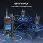 Retevis HD2 GPS Handheld Dual Band Ham Radio Bluetooth Two Way Radio &Date Cable