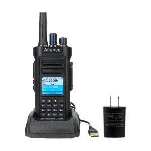 2Pack Retevis HD2 DMR Handheld Radio GPS Dual Band Ham Radio Two Way Radio & USB