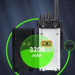 Retevis HD2 GPS Handheld Dual Band Ham Radio Bluetooth Two Way Radio &Date Cable