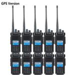 10Pack Retevis HD2 Handheld Ham Radio GPS Bluetooth Dual Band IP67 Waterproof