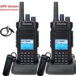 2Pack Retevis HD2 DMR Handheld Radio GPS Dual Band Ham Radio Two Way Radio & USB