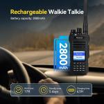 HA1G GMRS Handheld Radio IP67 Waterproof NOAA USB-C Two Way Radio For Outdoor
