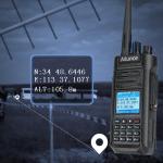 Retevis HD2 GPS Handheld Ham Radio Transceiver DMR Radio Dual Band +AY03 Antenna