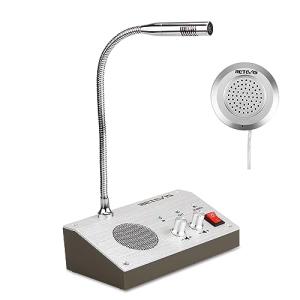 Retevis RT-9908 Window Speaker,Window Intercom Dual-Way Voice,Window Speaker Intercom System for Business,Bank,Ticket Window