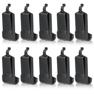 10 Pack Original Walkie Talkie Belt Clip Compatible with Two Way Radio WLN KD-C1 Retevis RT22 Zastone X6 LUITON LT-316 NKTECH NK-U1 Baofeng T20 Zeadio ZS-B1 TIDRADIO TD-M8 RADTEL RT-10 RADIODDITY R1