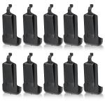 10 Pack Original Walkie Talkie Belt Clip Compatible with Two Way Radio WLN KD-C1 Retevis RT22 Zastone X6 LUITON LT-316 NKTECH NK-U1 Baofeng T20 Zeadio ZS-B1 TIDRADIO TD-M8 RADTEL RT-10 RADIODDITY R1