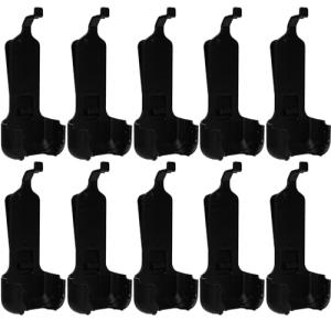 Retevis Original RT22 RT22S Walkie Talkie Belt Clip, Back Clips Compatible with RT22 RT22S LUITON LT-316 WLN KD-C1 Zastone X6 TIDRADIO TD-M8 RADTEL RT-10 2 Way Radios (10 Pack)