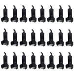 24 pcs Original Walkie Talkie Belt Clip Compatible with Two Way Radio LUITON LT-316 WLN KD-C1 Retevis RT22 Zastone X6 NKTECH NK-U1 Zeadio ZS-B1 TIDRADIO TD-M8 RADTEL RT-10 RADIODDITY R1