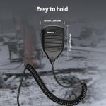 Retevis Walkie Talkies Speaker Mic Shoulder Speaker, 2 Pin, for RT22 RT21 RT22S H-777 RB29 RT86 RT-5R RB89 RB15 RB29, Compatible with BAOFENG UV-5R BF-F8HP UV-5G Plus Samcom Two Way Radios (2 Pack)