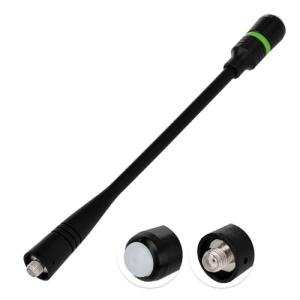 Bingfu UHF VHF 136-174MHz 400-470MHz Ham Radio Dual Band Antenna with LED Light - Compatible with Baofeng UV-5R BF-F8HP 888S Retevis RT-5R RT5 RT-5RV RT29 Aliunce HD1 Arcshell AR-5 Two Way Radio