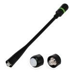 Bingfu UHF VHF 136-174MHz 400-470MHz Ham Radio Dual Band Antenna with LED Light - Compatible with Baofeng UV-5R BF-F8HP 888S Retevis RT-5R RT5 RT-5RV RT29 Aliunce HD1 Arcshell AR-5 Two Way Radio