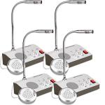Retevis RT-9908 Window Speaker System,Intercom System,Two Way Voice Transmission,High Power Speaker for Bank,School,Store(4 Pack)