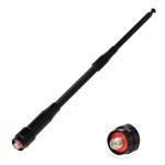 Bingfu 136-174MHz 400-470MHz UHF VHF Ham Radio Antenna - Handheld Radio Soft Whip Telescopic Antenna Compatible with Baofeng UV-5R BF-F8HP 888S Retevis RT-5R RT5 RT-5RV RT29 Aliunce HD1 Arcshell AR-5