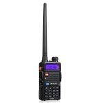 Retevis RT-5R Dual Band Two Way Radio, Walkie Talkie with Earpieces, 128CH,High Power, Emergency Alarm, VOX, 1400mAh Battery, 2 Way Radio Long Range for Aldults School Church Security (6 Pack)