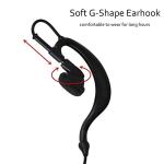 LEIMAXTE Walkie Talkie Headset for Baofeng BF-888s Kenwood TK-3160 TK-3230 NX-300 Two Way Radio with Mic PTT Surveillance Earpiece,G Shape