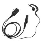 PZYPYM 6 Pin Walkie Talkie Headset with Ptt Mic G Shape Earpiece Headphone Earphone Ear Piece for Motorola gp 328plus ex 500,for Ailunce hd 1,for Retevis rt 29 48 rb 23 47v nr 30 b3h Radios