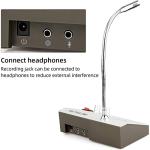 Retevis RT-9908 Window Intercom 2 Way,Window Speaker Intercom,Noise Free Function,Clear Voice,for Office,Shop,Restaurant（6 Pack）