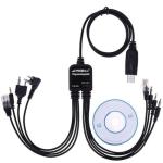 Master Cables USB Programming Cable 1m Black, Compatible with Ham Radios: Baofeng UV-5R, UV-82, BF888S, UV-9R, BF-F8HP, Kenwood, UV-5R MK2/3/4/5, Motorola, Wouxun, Btech