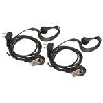 Walkie Talkie Earpiece with Mic K Head 2 Pin Two Way Radio Headset for Retevis H 777 RT1 RT2 RT3 RT5 RT7 RT 5R RT RT B6 2 Way Radios(2pcs Set)
