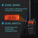 Retevis RT-5R Dual Band Two Way Radios Long Range, High Power 128CH LCD Walkie Talkies for Adults, 2 Way Radio for Hunting, Camping (2 Pack)